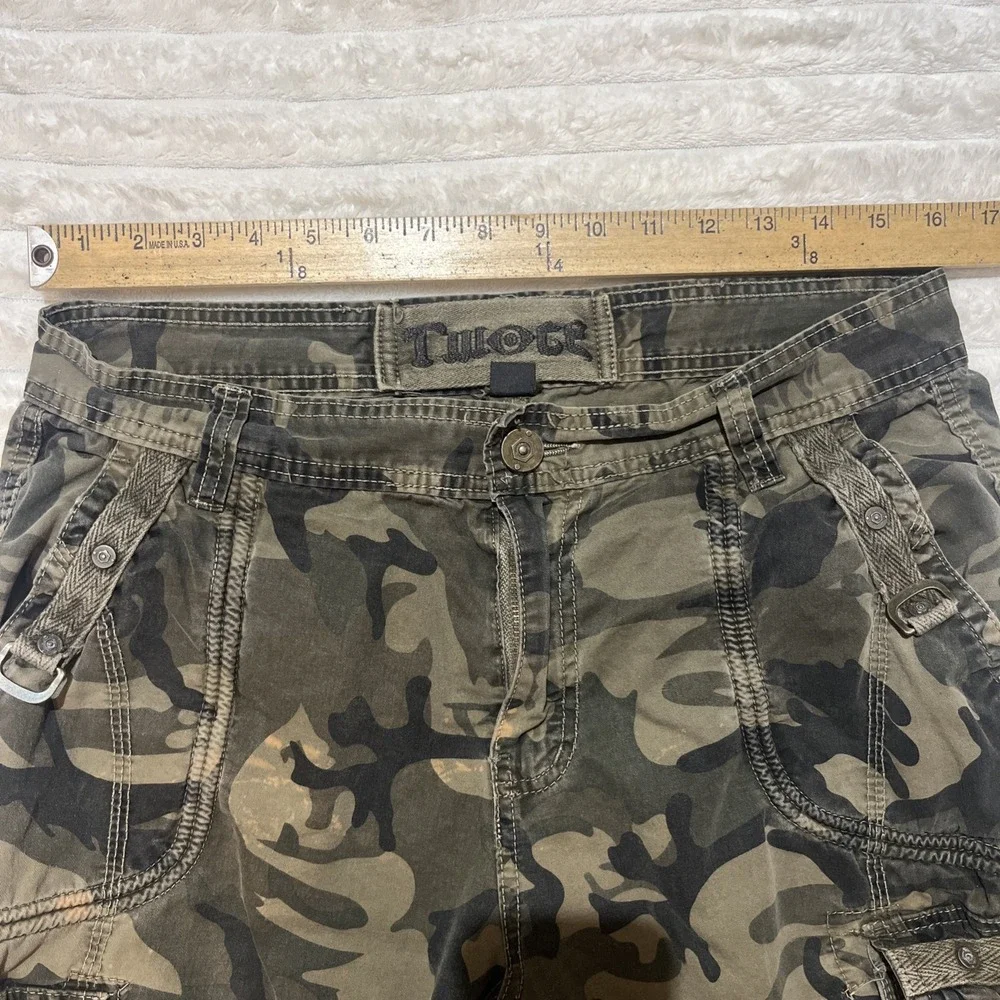 Twice Cargo Shorts Men's 32 Camo Twoce baggy Y2K era multi pocket tactical